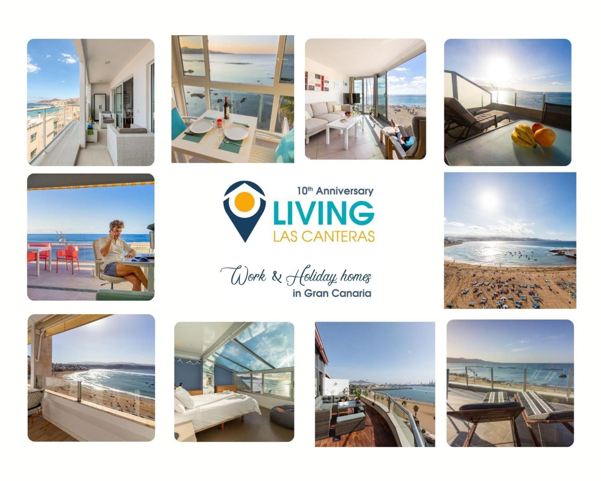 Living Las Canteras Homes - Penthouse Free Parking ラスパルマス・デ・グランカナリア エクステリア 写真