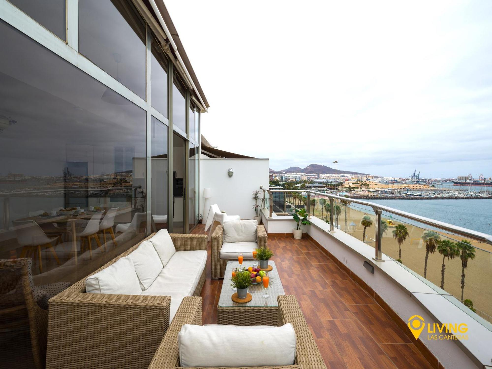 Living Las Canteras Homes - Penthouse Free Parking ラスパルマス・デ・グランカナリア エクステリア 写真